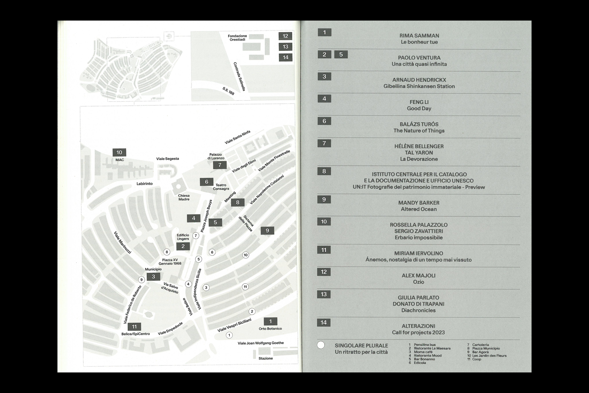 Gibellina Photoroad Festival Special Edition. Designed at Bahut studio.